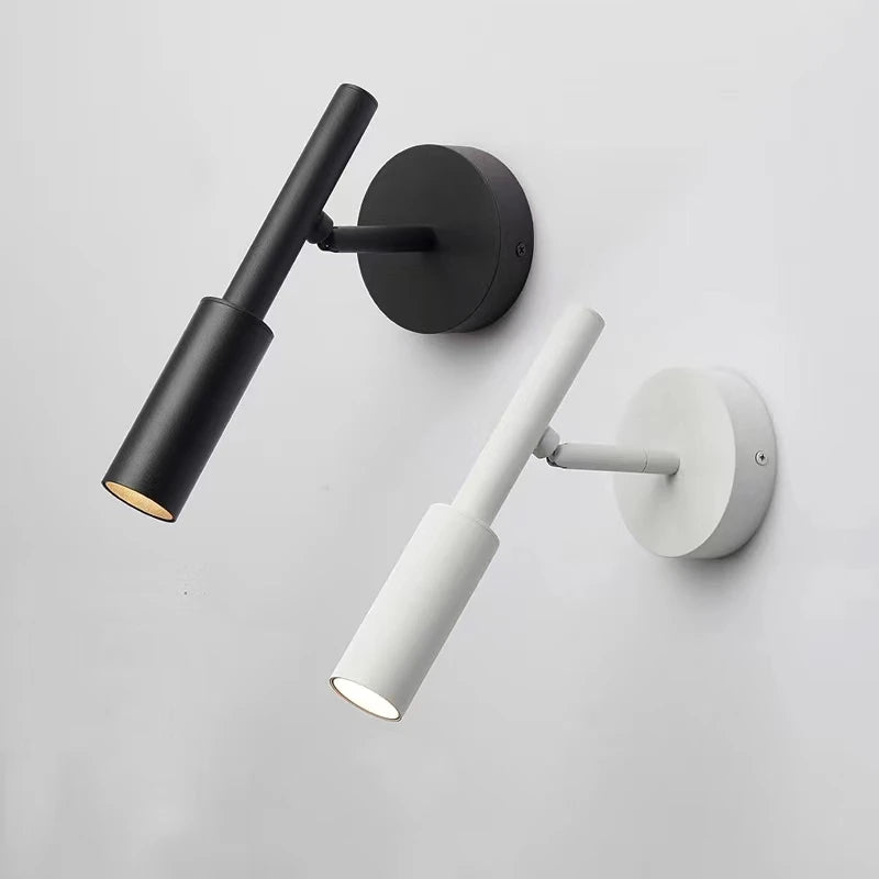 applique murale moderne rotative à bras long en métal