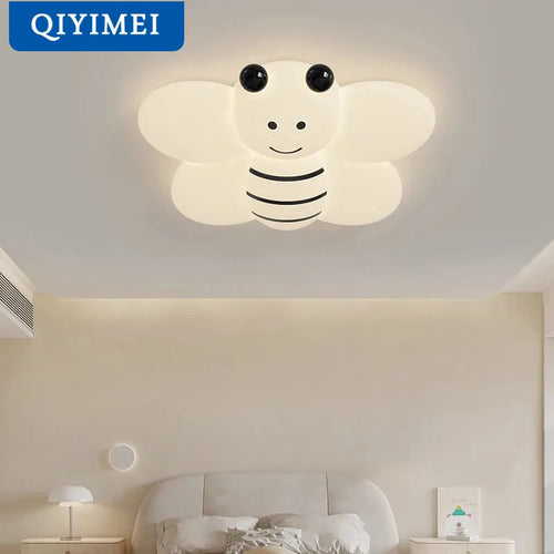 lustre nordique lumière abeille pour enfants décor dessin animé