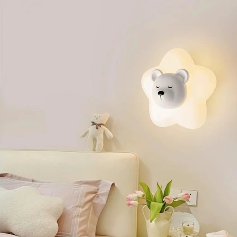 applique murale lapin mignon pour chambre enfant décoration moderne - vue 3 sur 10