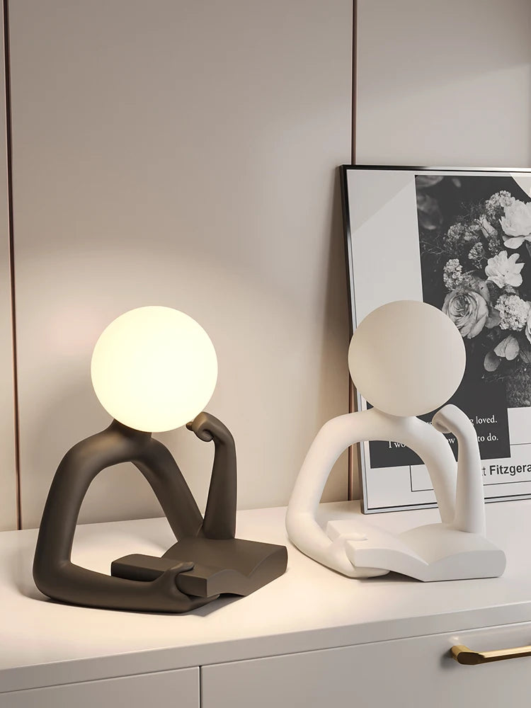 Bedroom, Bedside LED Desk Lamp Home Decoration Living Room Study Desk Small Night Light Indoor Lighting Birthday Gift Lamps - vue 3 sur 7