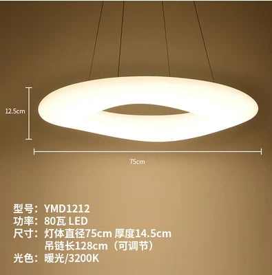 suspension moderne à led pour éclairage intérieur design - vue 10 sur 10