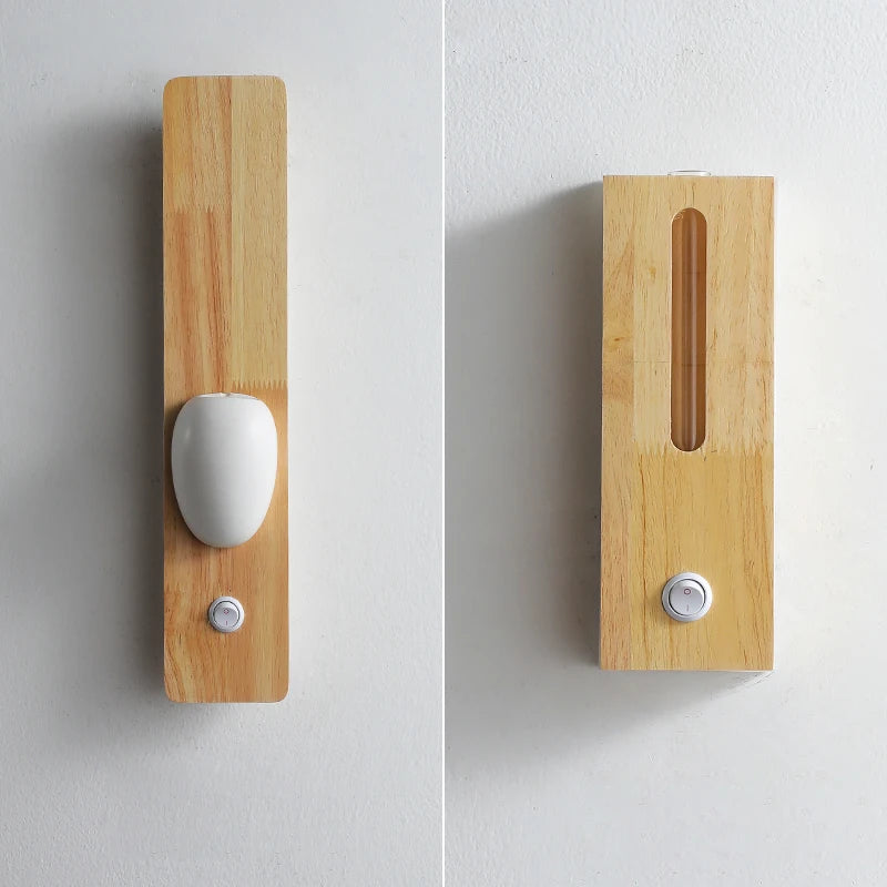 applique murale led en bois pour intérieur décoratif 2023 - vue 4 sur 8
