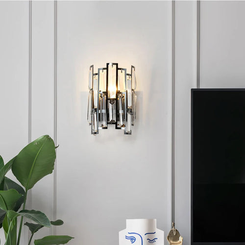 applique murale en cristal moderne pour intérieur élégant - vue 2 sur 6