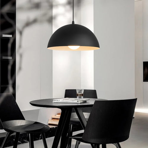 Suspension en demi-cercle luminaire nordique minimaliste Bar café Restaurant pour la décoration lampes suspendues
