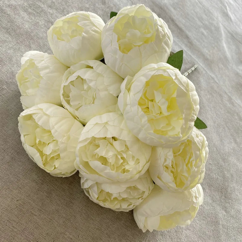 bouquet de pivoines artificielles pour mariage et décoration élégante