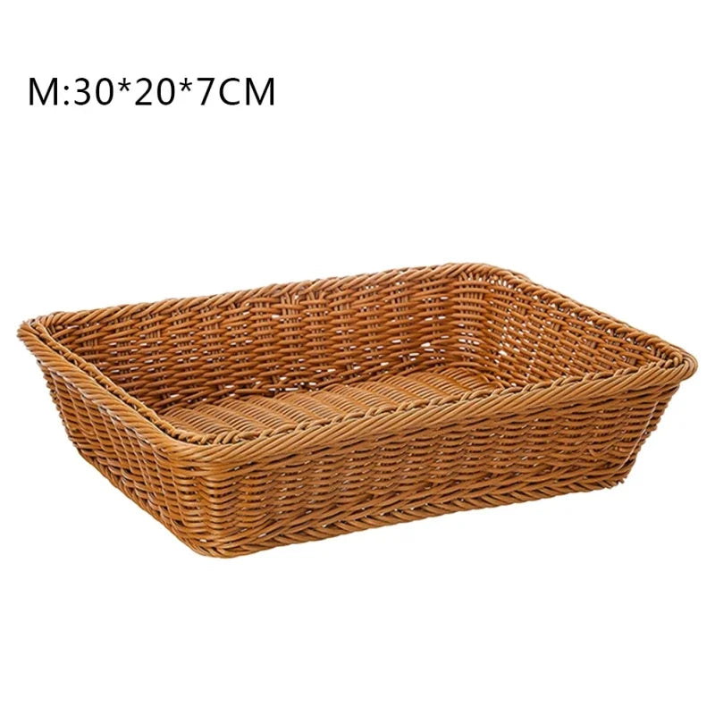 panier tissé à la main pour fruits et légumes