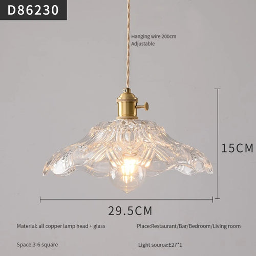 suspension moderne en laiton et verre pour intérieur - vue 24 sur 30