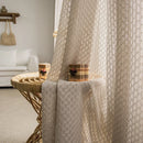 Voilage tulle moderne rayé pour salon chambre fenetre