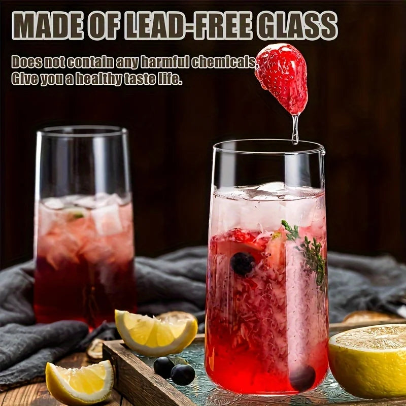 Ensemble 6 verres highball avec paille 460ml - vue 4 sur 8