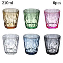 Verres à vin incassables acrylique réutilisables buffet fêtes