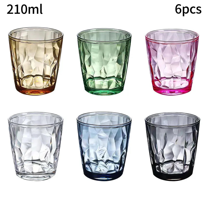 Verres à vin incassables acrylique réutilisables buffet fêtes - vue 13 sur 22