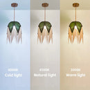 lustre nordique en tissu abat-jour design pour éclairage intérieur