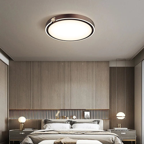 plafonnier led design nordique haut de gamme pour hôtel ou club - vue 2 sur 11