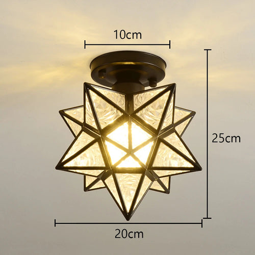 plafonnier moderne en cristal avec éclairage led intérieur - vue 10 sur 9