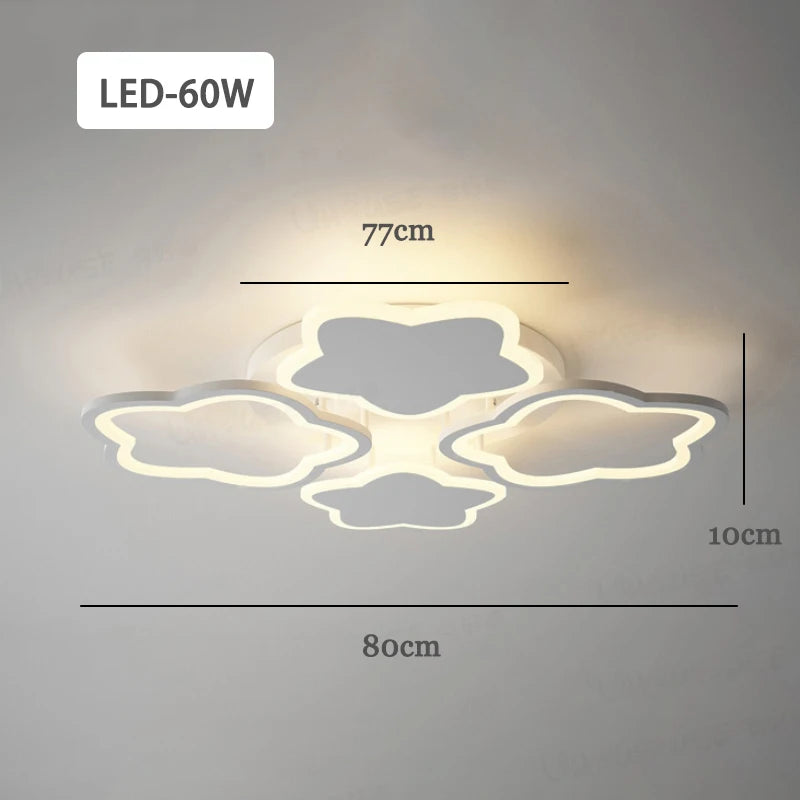 plafonnier led étoile pentagonale décoration créative pour enfant