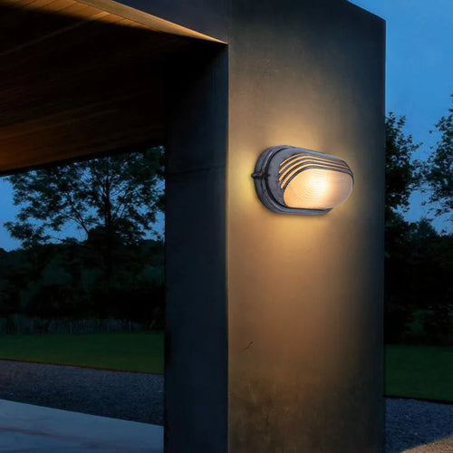 applique murale led rétro imperméable en aluminium idéale pour extérieur et intérieur - vue 5 sur 15