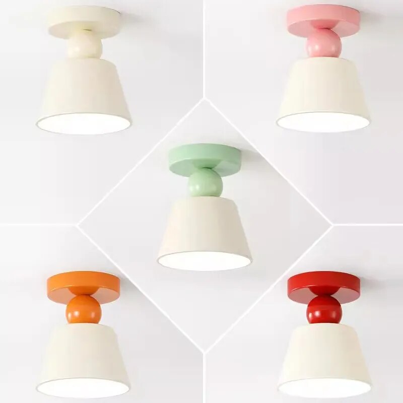 applique murale led moderne nordique macaron - vue 3 sur 11
