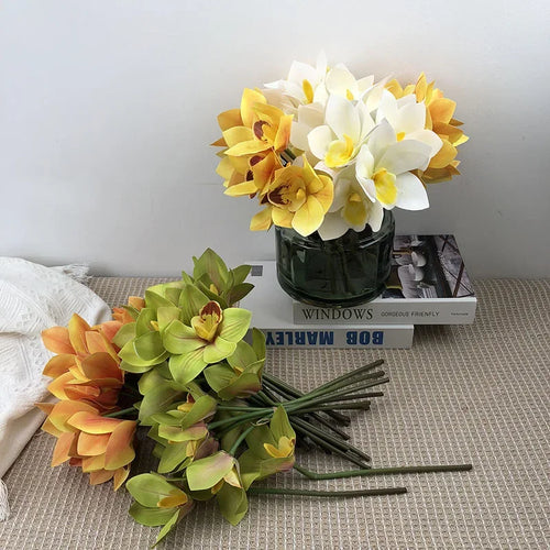 bouquet de fleurs artificielles pour décoration chaleureuse et moderne - vue 5 sur 10