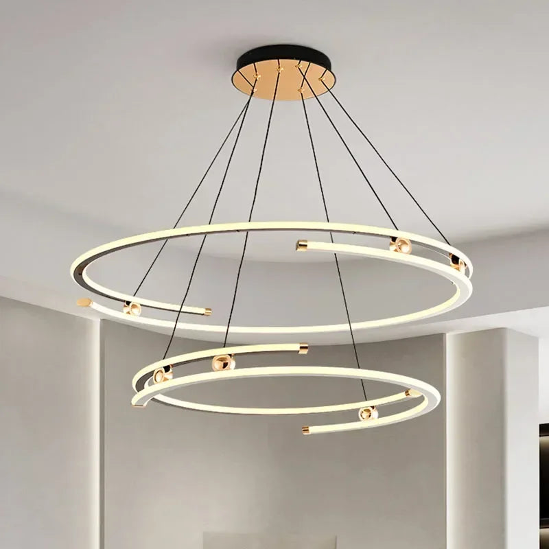 suspension led moderne pour décoration intérieure élégante