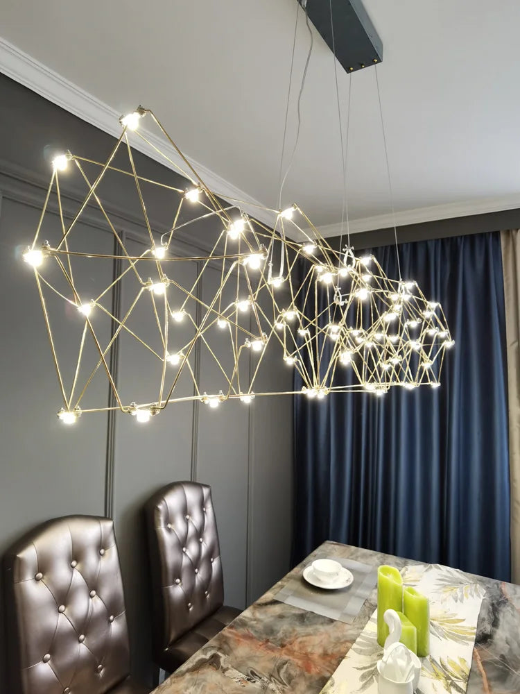 lustre de luxe mantianxing pour restaurant café et magasin - vue 4 sur 5