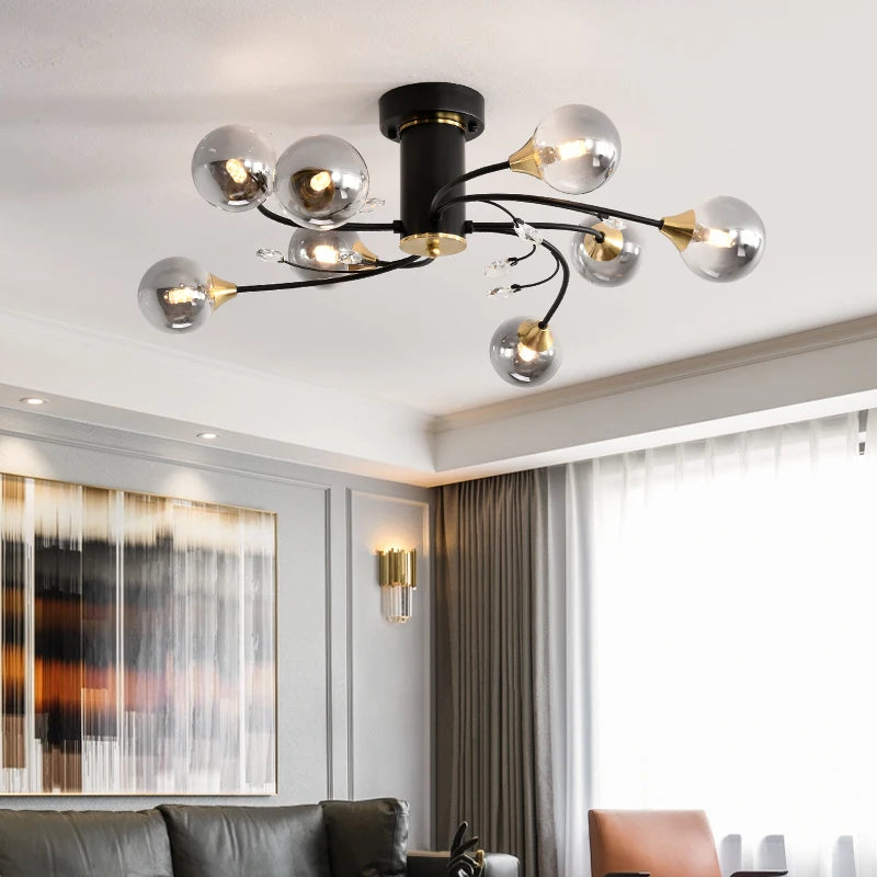lustre led moderne pour villa office café bar nouvelle maison