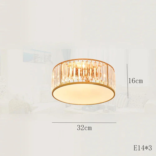 plafonnier led en cristal décoration intérieure moderne pour votre espace - vue 11 sur 12