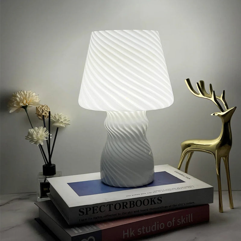 lampe table décorative champignon barre elfe éclairage ambiance chambre coucher lampes chevet lumière intérieur