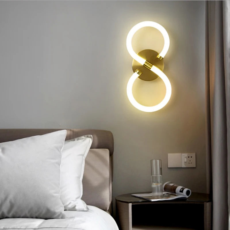applique murale led en silice design moderne décoratif d'intérieur - vue 3 sur 10