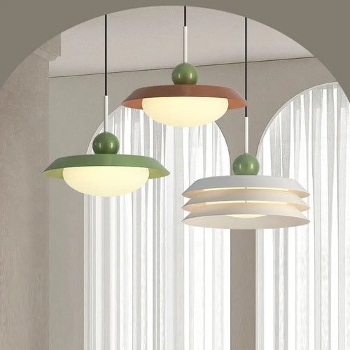 Suspension nordique led décoration maison éclairage intérieur - vue 2 sur 18