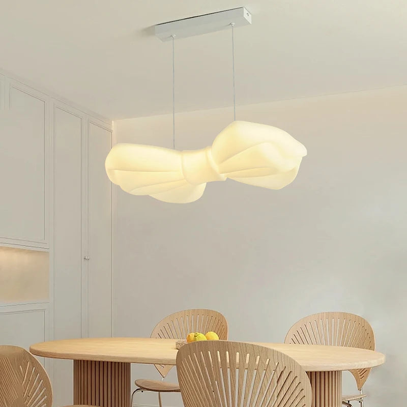 plafonnier moderne à noeud papillon led pour décoration intérieure