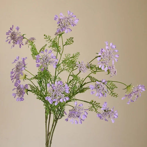 fleurs artificielles en dentelle flocons de neige décorations jardin - vue 7 sur 9