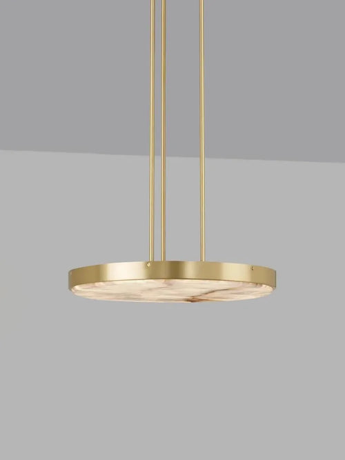Lustre rétro en marbre noir