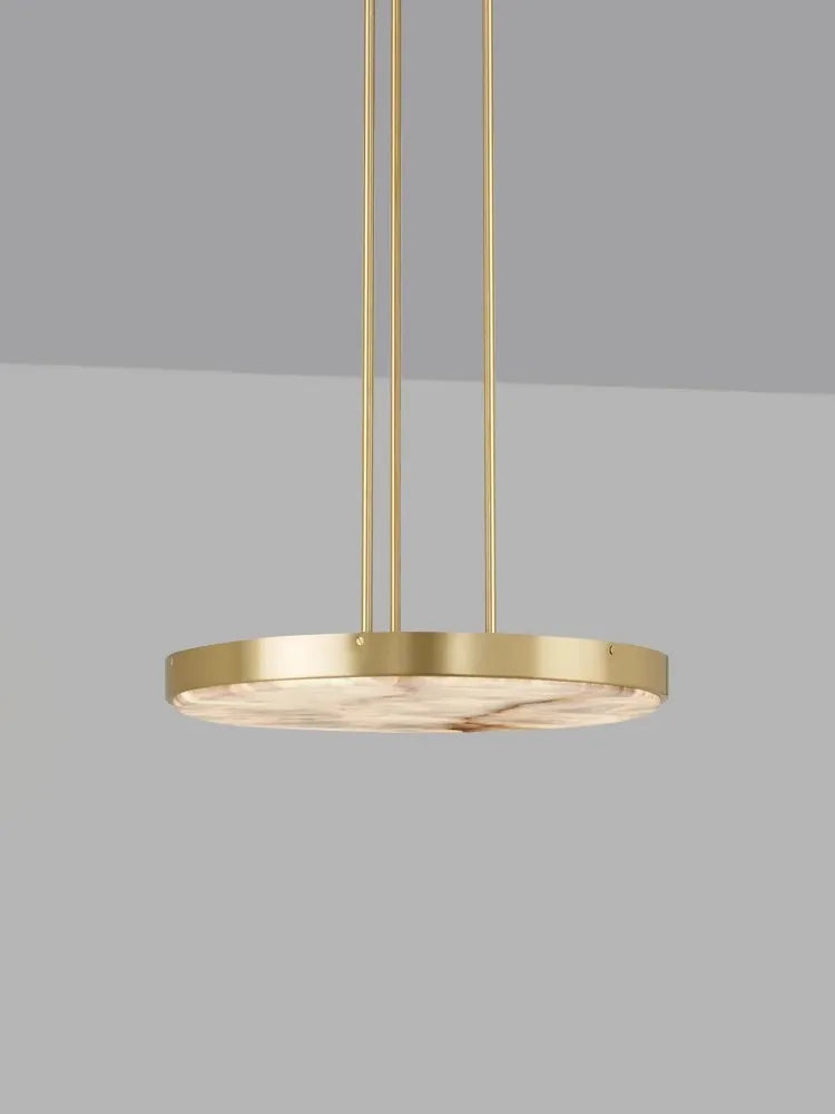 Lustre rétro en marbre noir - vue 4 sur 14