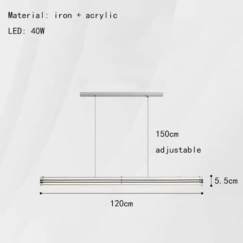 lustre art déco avec anneau pour éclairage suspendu réglable - vue 16 sur 16