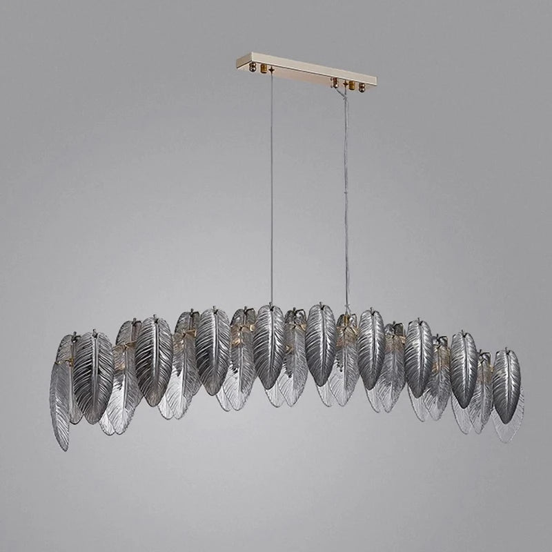 Lustre design arrondi à LED luxe