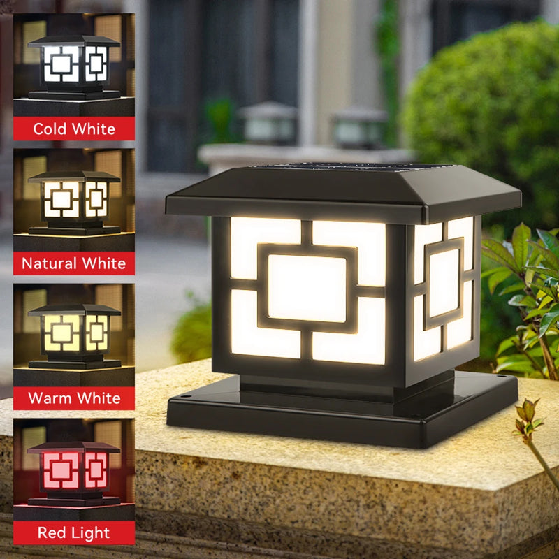 lampes solaires led vintage pour jardin et cour