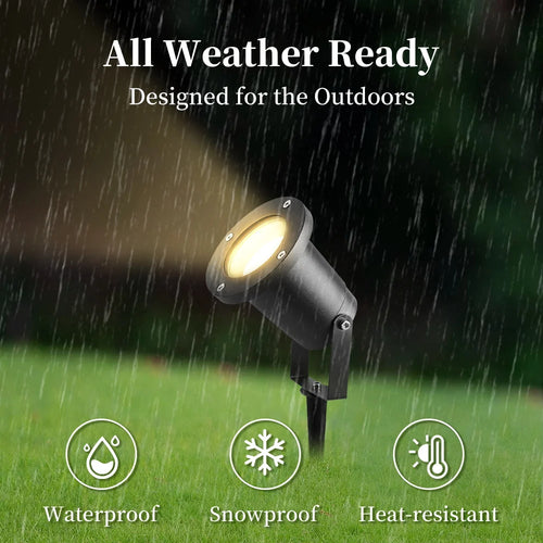 lampe led extérieure pour jardin éclairage paysager étanche et décoratif - vue 6 sur 8