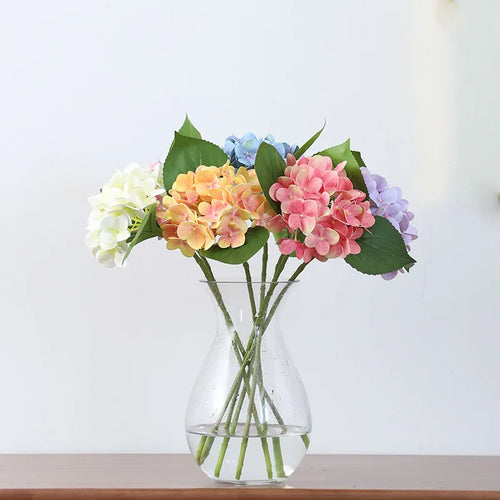 branche d'hortensia artificielle bouquet de fleurs décoratif - vue 6 sur 14