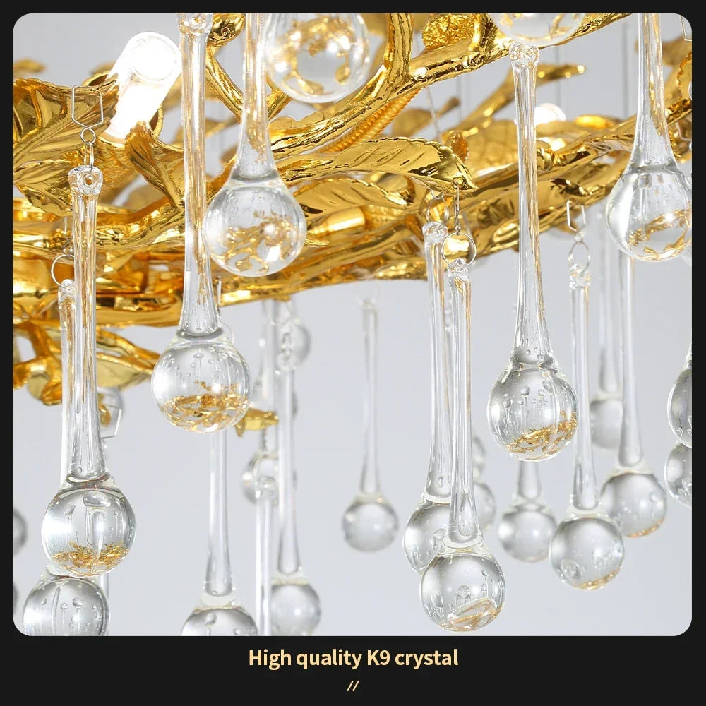 lustre en cristal vintage artpad design élégant pour intérieur moderne - vue 4 sur 8