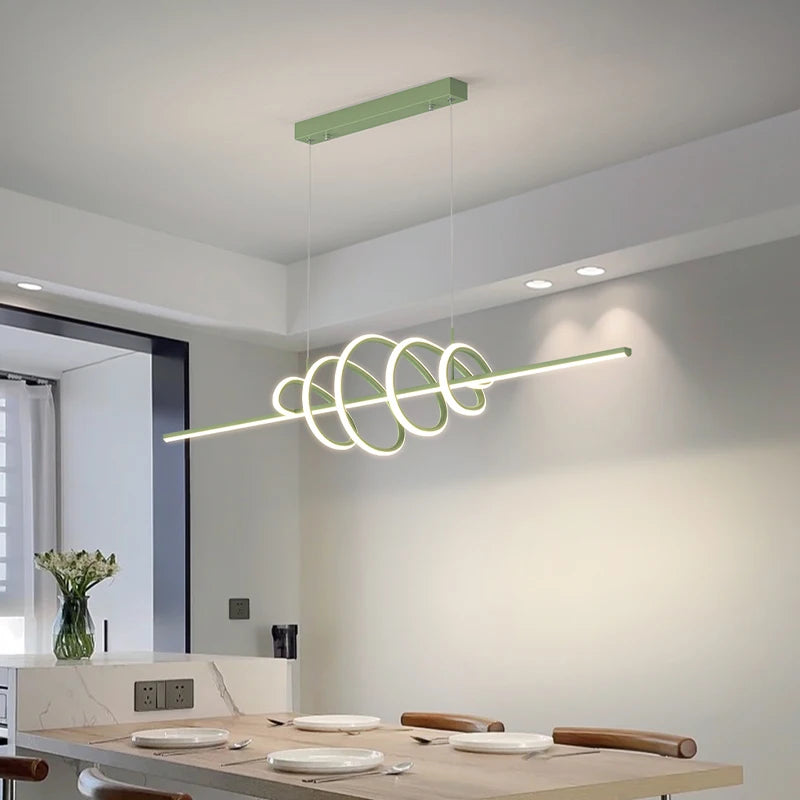 lustre moderne en led pour un éclairage élégant intérieur - vue 6 sur 18