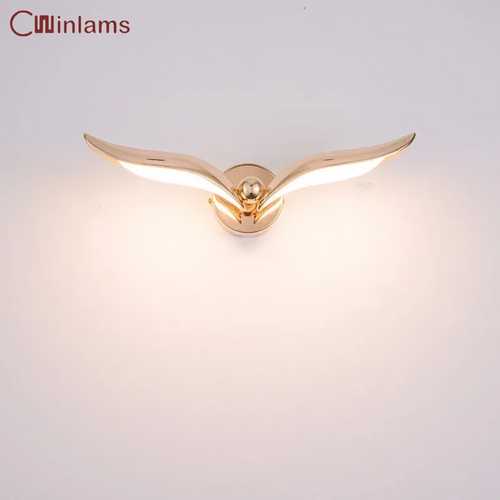 applique murale créative en forme de mouette pour décoration nordique