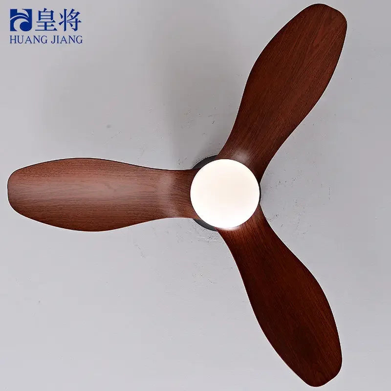 24CM Low Floor Loft Remote Control Lux&vitae Fan With Lights Modern Led Ceiling Fan Without Lights DC Motor 6 Speeds Timing Fans - vue 7 sur 11