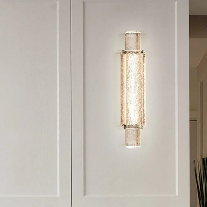 Style de luxe moderne créatif bulle LED monté appliques couleur or cristal verre chambre appliques murales
