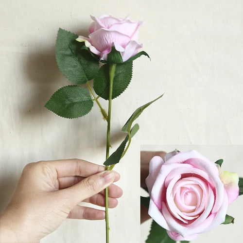fleur artificielle en flanelle pour décoration intérieure et mariage - vue 11 sur 15