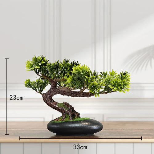 décoration intérieure faux arbre bonsaï style chinois pour un paysage apaisant - vue 32 sur 33
