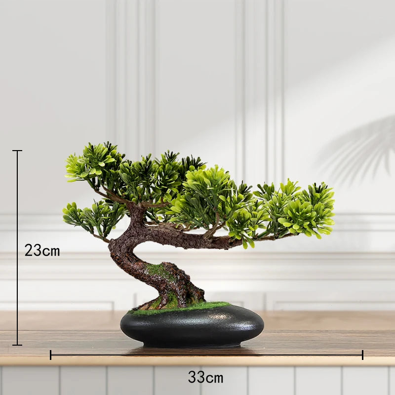 décoration intérieure faux arbre bonsaï style chinois pour un paysage apaisant - vue 31 sur 33