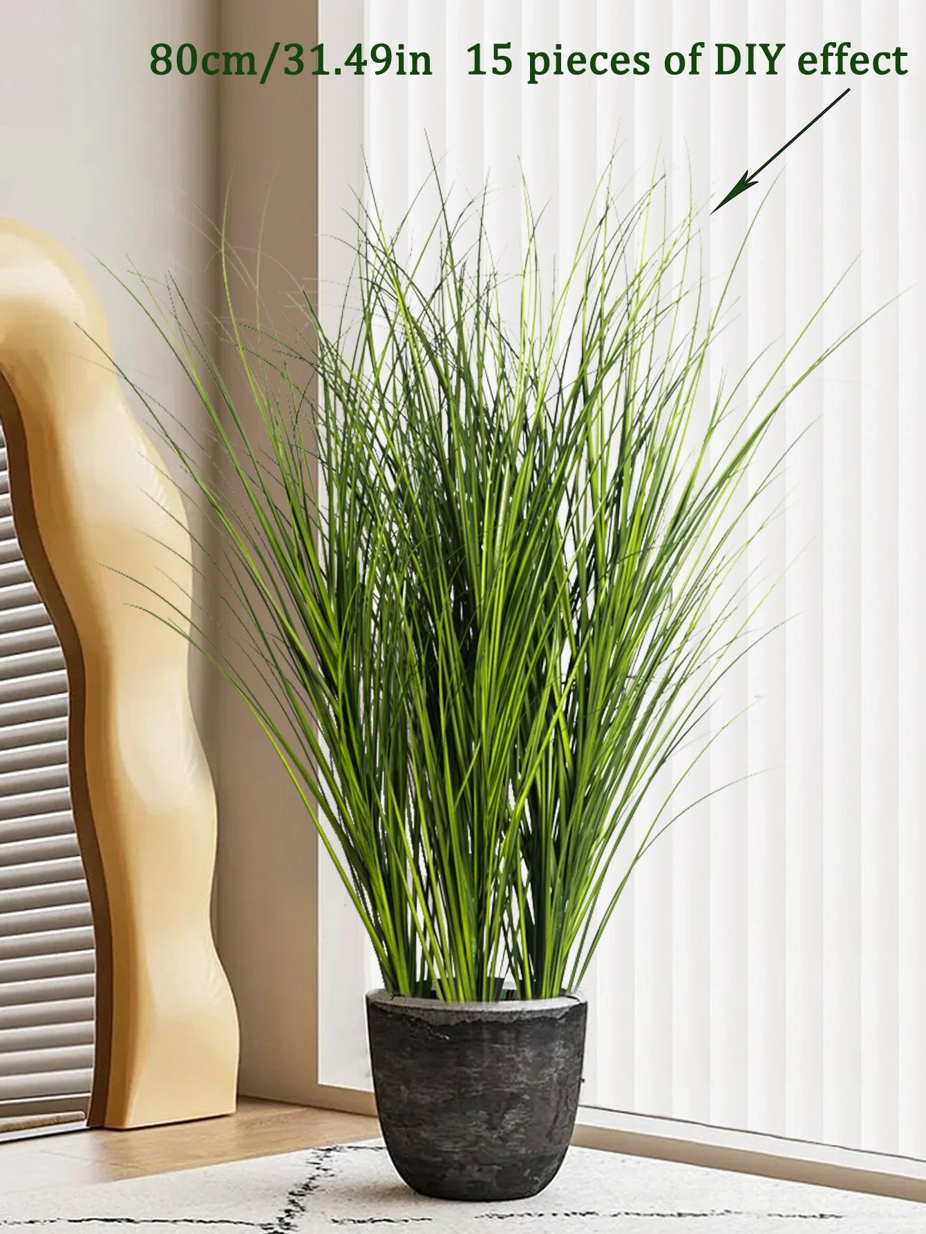 gazon artificiel tropical pour mariage jardin et bureau - vue 3 sur 10