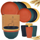 service de table incassable paille de ble biodegradable