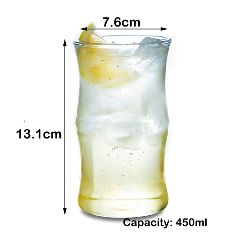 Verres collins cristal sans plomb style strié cocktail - vue 6 sur 6