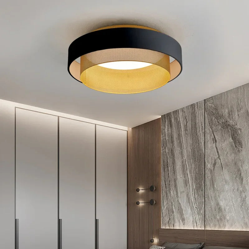 plafonnier led circulaire design nordique moderne éclairage intérieur 	 2023 - vue 3 sur 11
